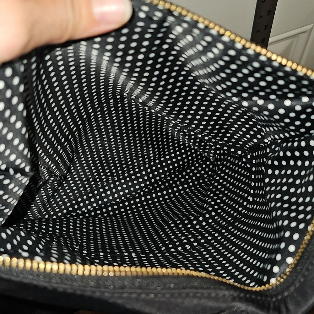 Black, Bag, Purse, Kate, Casual, Classic, Travel, Office, Cute, Polk-a-dot, Girl
